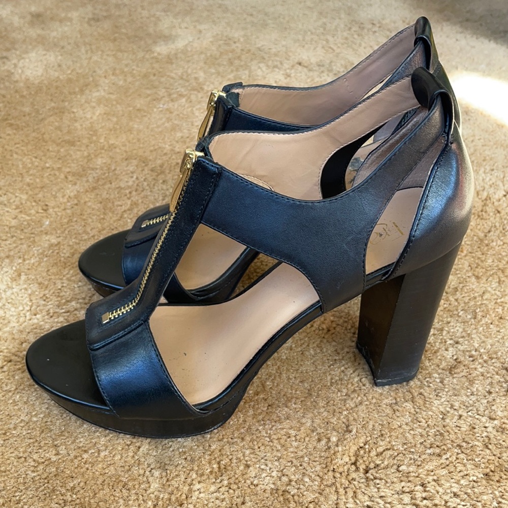 Franco Sarto Zipper Heels